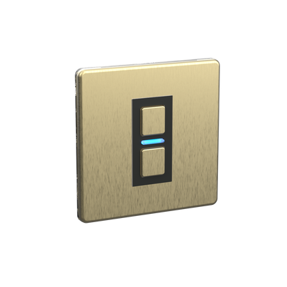 Smart Dimmer (1 Gang) - Brushed Brass