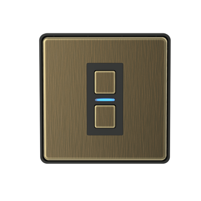 Smart Dimmer (1 Gang) - Antique Brass